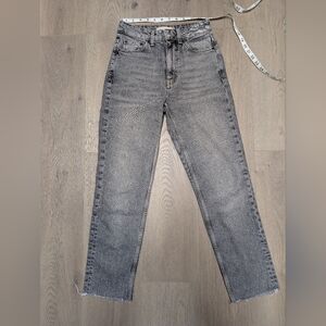 Topshop Straight Gray Women's Jeans Size 25